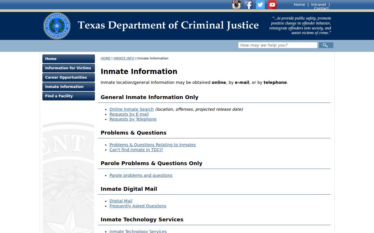 Smith County arrest records and Texas offender information routes