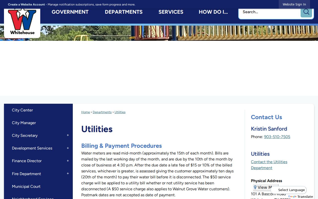 Whitehouse criminal records at Whitehouse Municipal Court